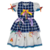 Vestido Caipira Junino Infantil + Tiara - comprar online