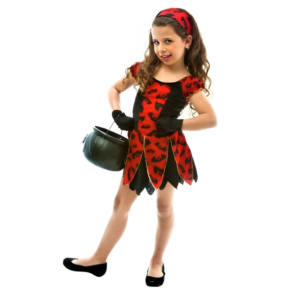 Fantasia Bruxinha Bel Halloween Infantil Feminino