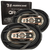 ALTO-FALANTE QUADRIAXIAL 6X9" UNIVERSAL LINHA PLATINO 300W RMS 600W MAX QR-69 - HURRICANE