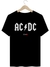 AC/DC - Camiseta Adulto para o Papai Preta