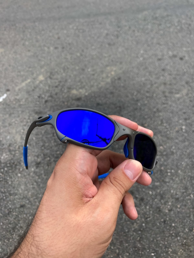JULIET X METAL LENTES AZUL ESCURO KIT AZUL