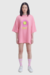 Camiseta Baw X Smiley Sun Mass Rosa na internet