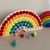 Arco-íris de Pompons - Colorido na internet