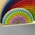 Arco-íris de Pompons - Tons Pastel na internet