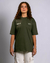 Camiseta Oversized Verde Militar Beauty Of Nature - Sago