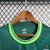 Detalhe do colarinho da Camisa Palmeiras I 23/24 Torcedor Puma Masculina, cor verde com detalhes em neon.