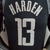 Camiseta regata preta do Houston Rockets com o nome "HARDEN" e o número 13 na parte de trás.