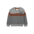Suéter gris-naranja niño