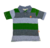 Conjunto Playera Verde con Rayas