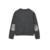Suéter franjas gris con parches - comprar en línea