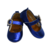 Zapatos azul rey con broche y piedra-Libélula