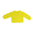 Sudadera amarilla flores de niña