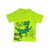 Camiseta verde dinosaurio de niño