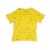 Camiseta estampada amarilla de niña