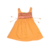 Vestido Naranja de Niña