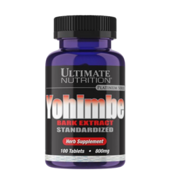 Yohimbe Bark Extract 800mg - 100 Caps - Ultimate Nutrition