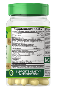 Liver Health Formula - 60 Caps (Nature's Truth) - comprar online