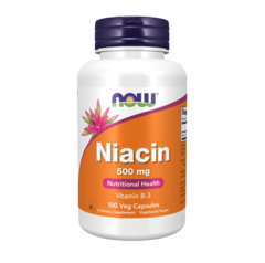 Niacin 500mg - 100 Caps (Now)