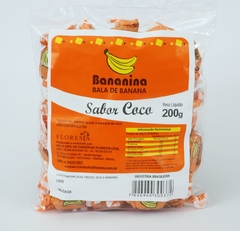 BALA DE BANANA COM SABOR COCO - comprar online