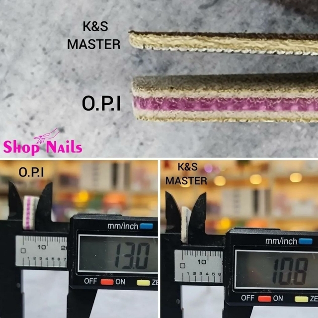 LIXA 100/180 K&S MASTER - BUMERANGUE - Shop Nails
