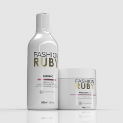 Kit Pós Progressiva Prolongador de Liso Fashion Ruby Linha Gold 500g