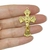 Crucifixo - 27x43mm - Dourado - 1 unidade