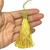 Tassel com Tulipa - 8,5cm - Dourado - 2 unidades