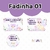 Adesivo Escolar Fadinha 01 Personalizável 01 - FAD01ESC