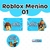 Adesivo Escolar Roblox Menino 01 Personalizável - ROBM01ESC