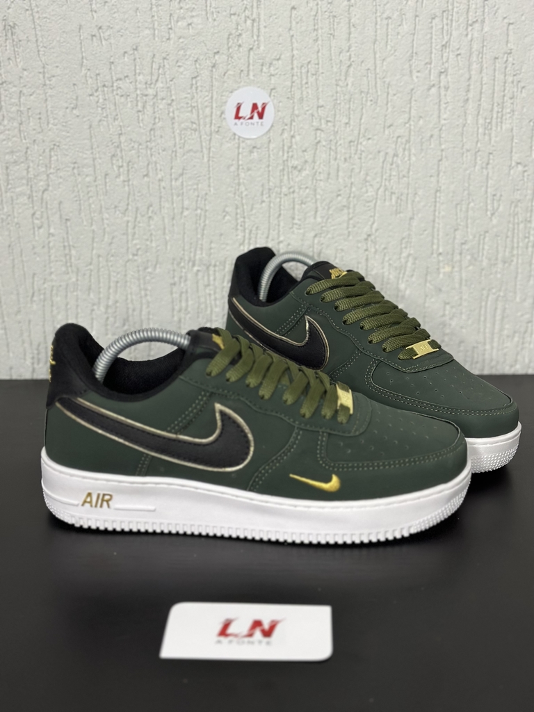 Nike air force one verde best sale militar