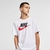 CAMISETA NIKE BRANCA SWOOSH VERMELHO