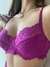 Conjunto de Lingerie Bruna em Renda Com Aro de Sustentação Roxo na internet