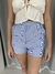 Shorts Louise Listrado Azul