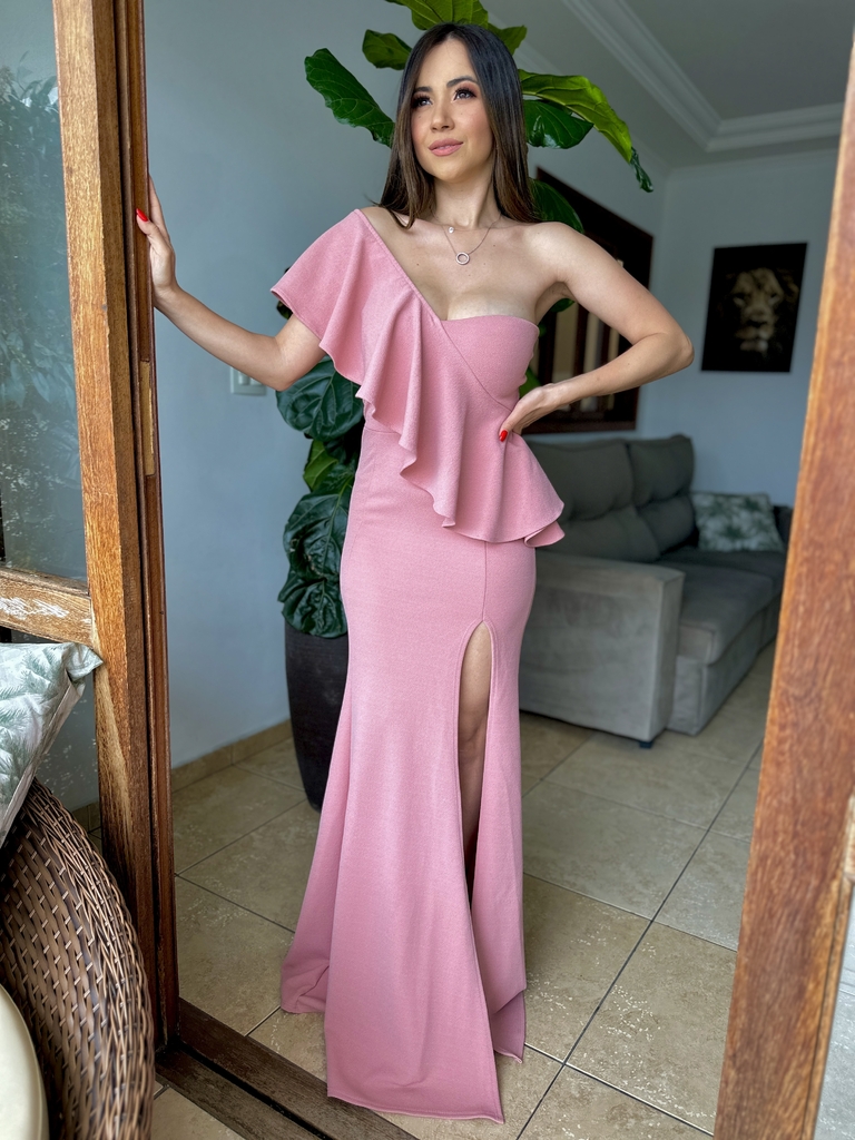 Vestido elegante, modelo, influencer, blogueira, chique, lindo