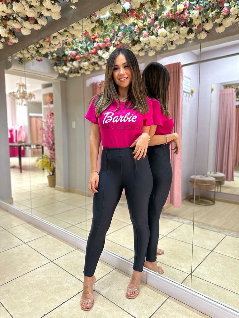 CALÇA LEGGING PRETA COM ELÁSTICO M&G Marina&Gabriella - Roupas Femininas -  Loja Online Oficial