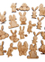 100 Conejos De Pascuas 5cm Fibrofacil Mdf Figura - comprar online