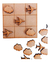 40 Tateti 8x8 Avion Nube Souvenirs Fibrofacil Mdf