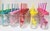 13 Frascos Flamencos Colores Vasos Souvenirs Tapa Sorbetes