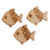 150 Peces Pez Pescadito 7cm Fibrofacil Mdf Figura