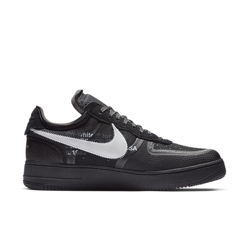 Air force 1 off white deals black 2018