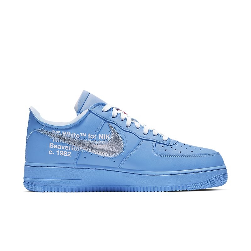 Blue off white store nikes