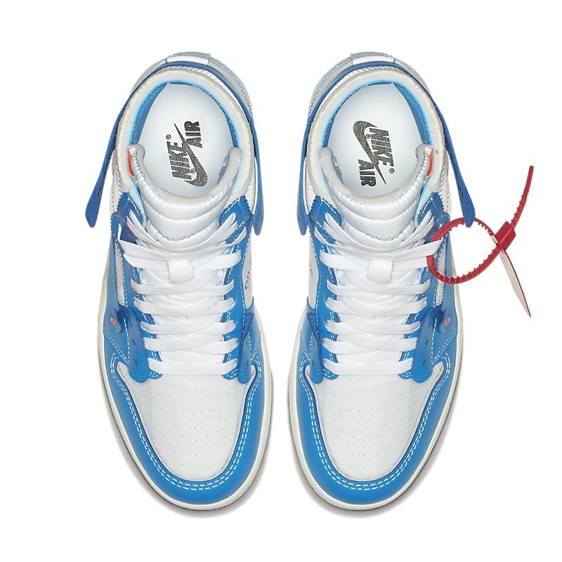 Nike off white sales air jordan 1 blue