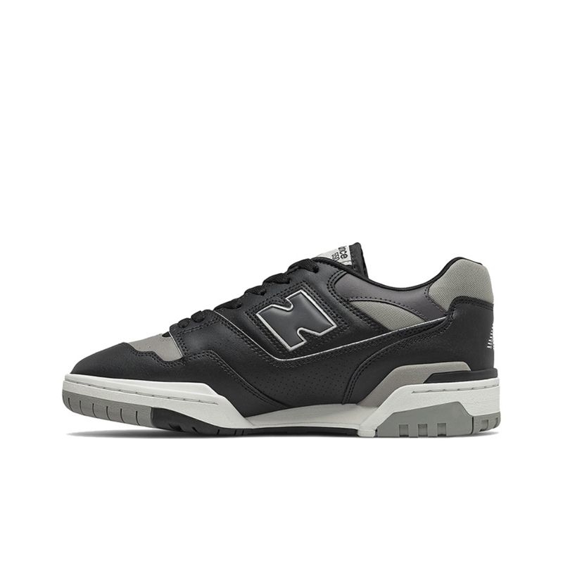 New balance 550 preto couro sales