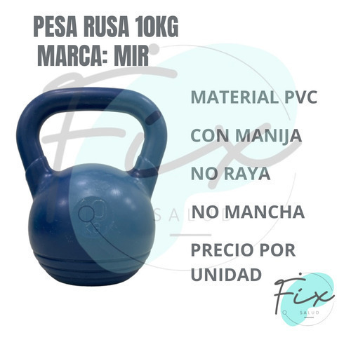 Pesa rusa PVC 10 kg