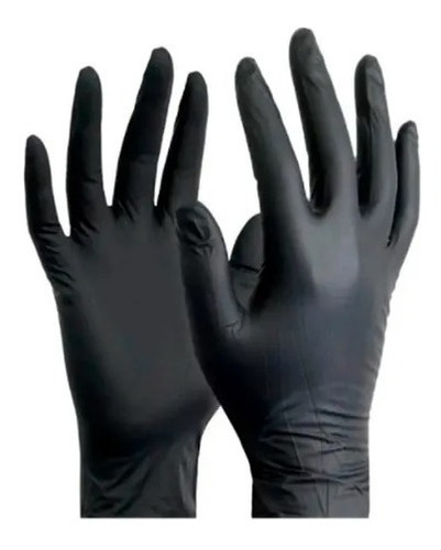 Atlas Glove NT370BBKL Atlas - Guantes resistentes de nitrilo (talla L, 1  unidad), color negro