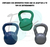 Pesa Rusa Kettlebell De 8kg Pvc Reforzada Gym Mir Fitness - tienda online