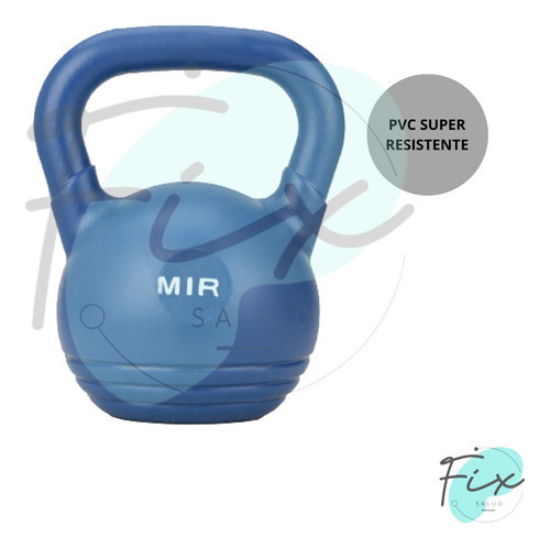 Pesa Rusa De 10 Kg Kettlebell Color Negro