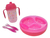 Kit Bebe Plato Termico Antideslizante Cubierto Vaso Rigido - tienda online