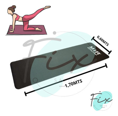 Colchoneta Mat de Yoga MIR Violeta de 6mm – MIR Fitness