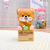 Kit Apontador Emborrachado + Borracha Cachorrinho Akita 3D kawaii - Yuni Loja | Papelaria Criativa e Presentes